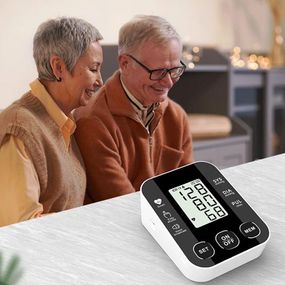 Автоматичний цифровий тонометр від батарейок або USB, BR-510 / Електронний вимірювач тиску / Плечовий тонометр з дисплеєм