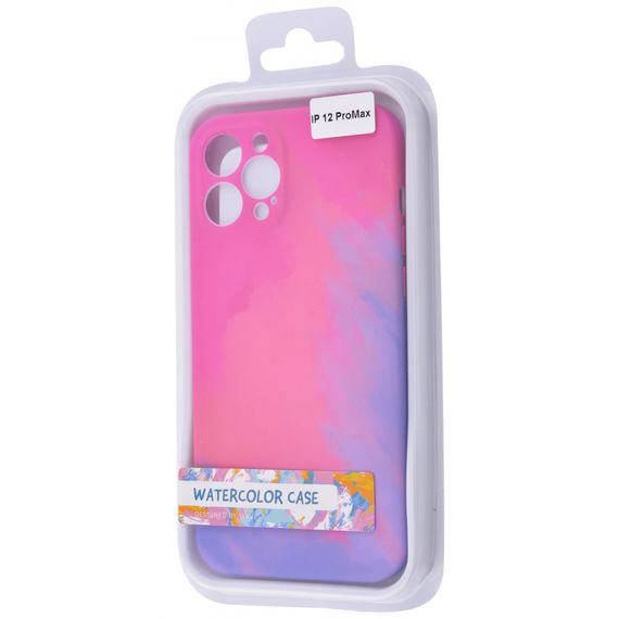 Чохол для Apple Iphone 12 Pro Max рожево-фіолетовий градієнт IJ-50