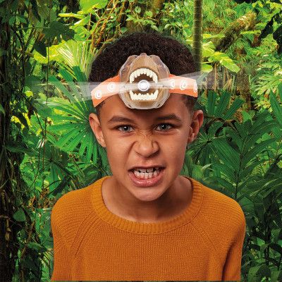 Игровой набор Brainstorm Toys Налобный фонарик – Опасный Ти-Рекс (свет, звук) (E2065) | Зображення 2