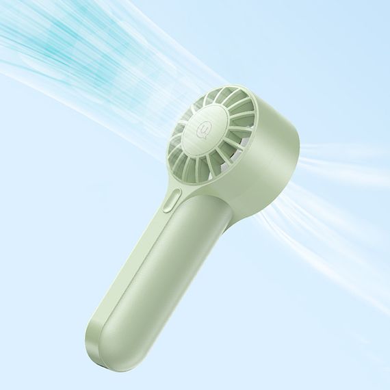 Портативний вентилятор Usams ZB288 Handheld mini fan 1200 mAh Green | Зображення 2