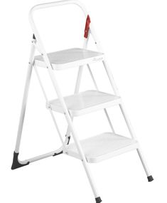 Драбина Rolser Taburete M/11 UNE 3 щаблі Blanco (MET004-1024)