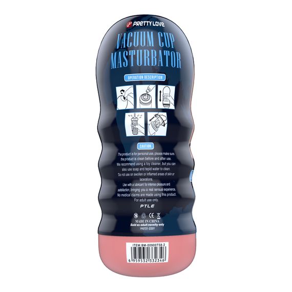 Мастурбатор - Pretty Love Vacuum Cup Masturbator Mouth | Зображення 9