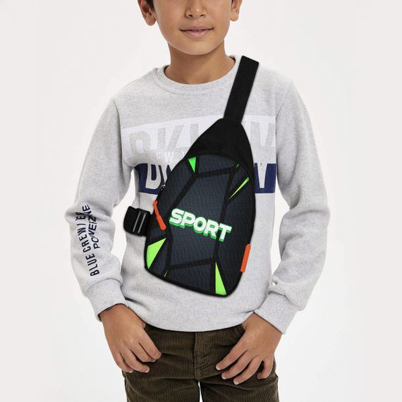 Сумка через плече дитяча Sport 29х17 см сумка слінг для хлопчика (01991)