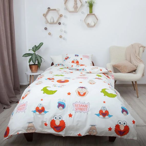 Постільна білизна підліткова ТЕП Soft dreams Сезам Стріт 2-04191-29911 150х215 см | Зображення 2