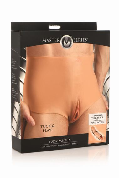 Накладная вагина Master Series Silicone Vagina + Butt Panties - Small | Зображення 8