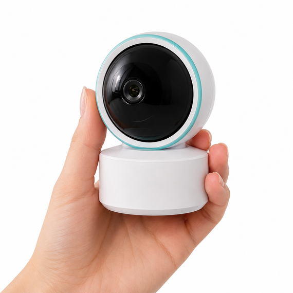 WIFI камера відеоспостереження 6MP, TY305, Біла/Вайфай відеоняня/Поворотна камера 360/IP Камера з керуванням телефоном | Зображення 5