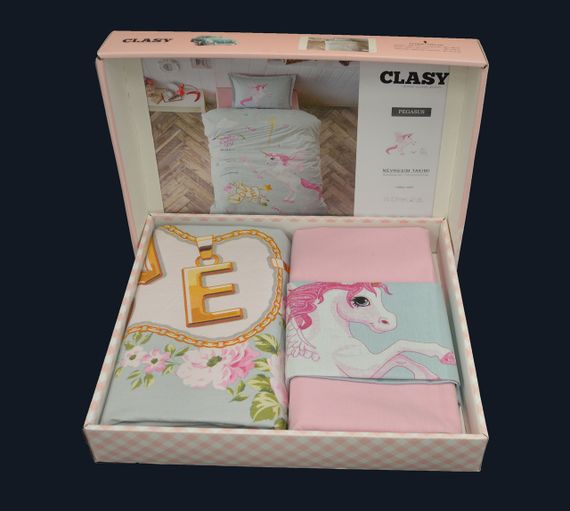 Дитяча постільна білизна Clasy Ranforce 160х220 Pegasus | Зображення 1