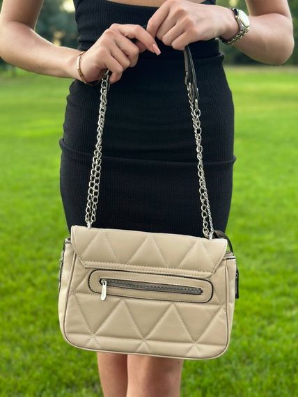 Жіноча сумка GUESS Zippy  beige | Зображення 2