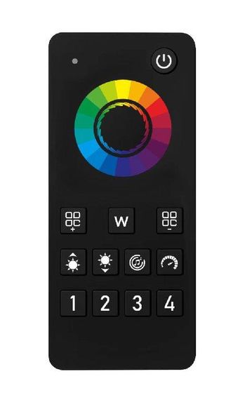 Пульт управління PROLUM 4-Zone RGB Wi-Fi TUYA TOUCH Чорний Series HomeLink