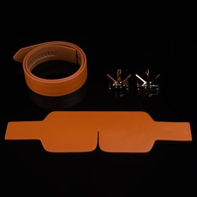 Маска на очі шкіряна Коричневий Lockink | Зображення 5