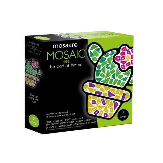 Детский набор для творчества хрустальная мозаика "Кактус" MA2006