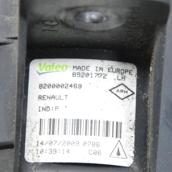 Фара протитуманна передня ліва Renault Clio Espace Laguna Master 1998-2024 Фара птф ліва Рено 8200002469 | Зображення 3