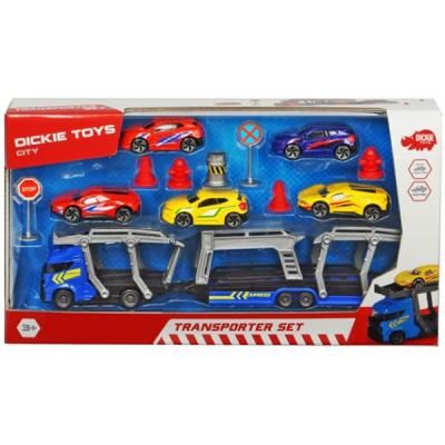Ігровий набір Dickie Toys Автотранспортер з 5 металевими машинками (3745012) | Зображення 1