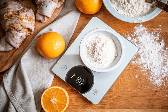 Ваги кухонні електронні Adler AD 3173 білі до 10 кг зі скляною платформою | Зображення 5