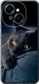 Чохол на Tecno Spark Go 1 / Pop 9 Димчастий кіт "825u-3869-2448"
