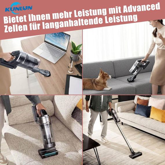 Аккумулятор KUNLUN 21.6V 3500mAh для пылесосов Samsung Jet 75 90 Complete/Elite/Pet Extra сменный литий-ионный | Зображення 6