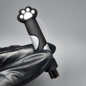 Магнит-цилиндр "Лапка" для гель-лака кошачий глаз (черный)