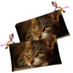 Косметичка жіноча Грустный котик 20х12 см (K_LK045)