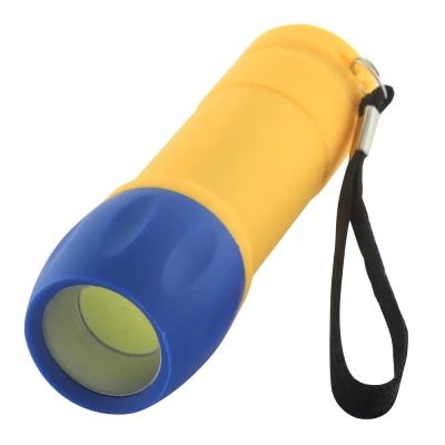 Ліхтар Quantum Smile yellow+blue 3W COB 3xAAA 2шт/уп (QM-FL1045-PB) | Зображення 1