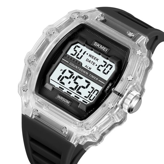 Чоловічий годинник Skmei 2296WTBK White-Black | Зображення 2