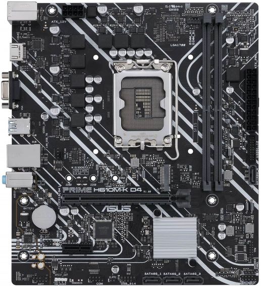 Материнcька плата ASUS PRIME H610M-K D4 s1700 H610 2xDDR4 M.2 HDMI D-Sub mATX 90MB1A10-M0EAY0