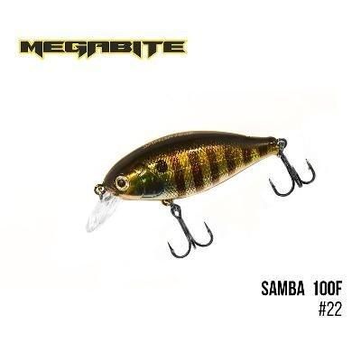 Воблер Megabite  Samba 100 F (60 mm, 12,5 g, 1 m) (22)