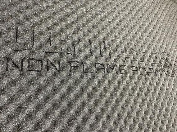 Негорючий звукопоглощающий лист SQL NF 15 Non flam Foam 15мм (75x100см)