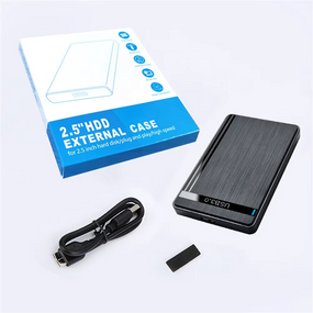 Бокс для жорсткого диска VIKEFON 2.5" SATA-USB 3.0 для HDD/SSD Чорний