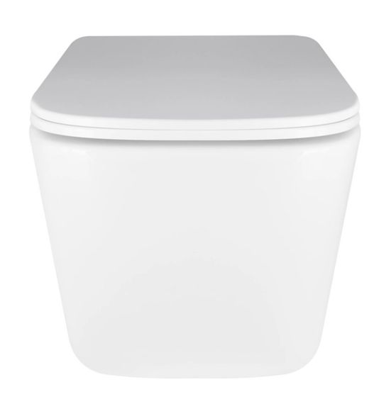 Набір Qtap Nest 4 в 1 підвісний унітаз Crow Ultra Quiet 490x360x290 + комплект інсталяції QT05335171W45125 | Зображення 5