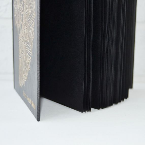 Скетчбук 4Profi з чорними сторінками "Black sketch note" mehndi, 64 акр. A5 904846 | Зображення 2