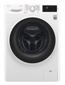 Стир.-сушильная машина LG F2J6HG0W, 7кг (4кг), 1000, В, Пар, глубина 45см, Дисплей, Инвертор, Белый (F2J6HG0W)