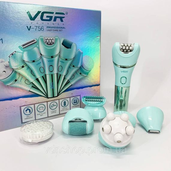 Для чищення п'ят електрична, Тример для стрижки зони бікіні, Бездротова жіноча електробритва XC-34 | Зображення 3