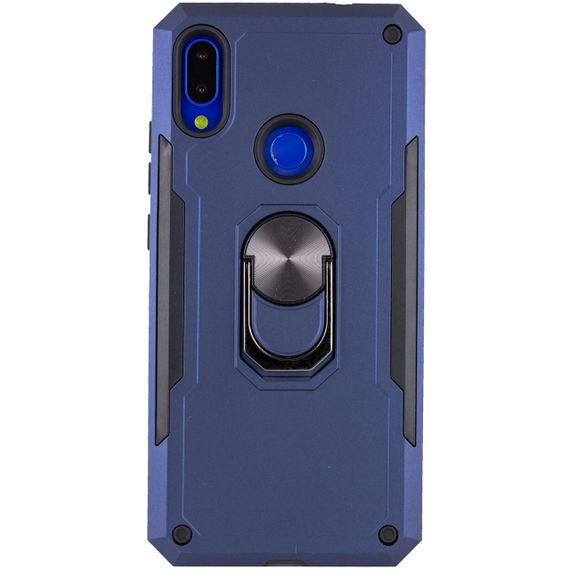 Ударостійкий чохол Hard Defence Series магнітний тримач для Xiaomi Redmi 7 Blue
