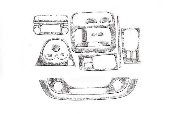 Накладка на торпеду Карбон для Fiat Talento 2016↗ рр. | Зображення 3