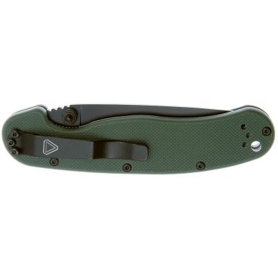 Нож Ontario Knife RAT II AUS-8 OD Green, Black Blade (ON8861OD) | Зображення 3