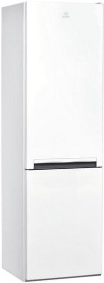 Холодильник з нижньою морозильною камерою Indesit LI8S1EW, 187х66х60см, 2 двері, 213л, 90л, A+, ST, Білий (LI8S1EW)