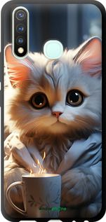 Чохол на Vivo Y19 Білий кіт "5646b-630-2448"