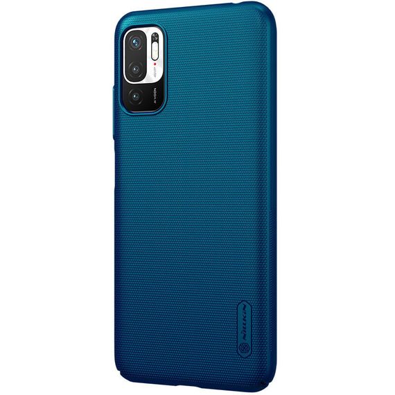 Чохол Nillkin Matte для Xiaomi Redmi Note 10 5G / Poco M3 Pro Бірюзовий/Peacock blue | Зображення 2