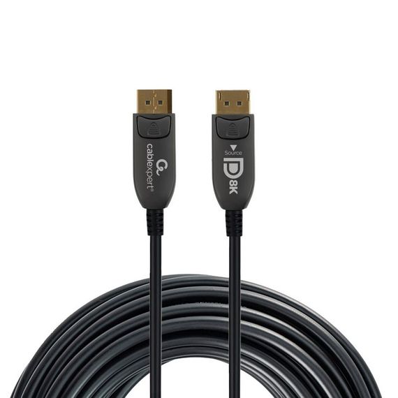 Кабель Cablexpert CC-DP8K-AOC-30M, DisplayPort V.1.4, вилка/вилка, з позолоченими контактами, 30 м | Зображення 1