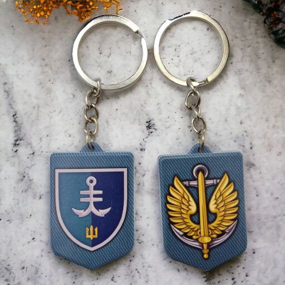 Брелок гумовий 35 окрема бригада морської піхоти | Зображення 1