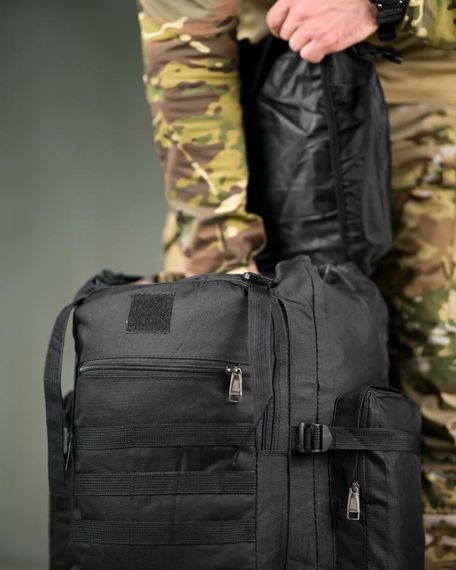 Рюкзак тактичний 80 л військовий рюкзак для туризму похідний наплічник з системою MOLLE для полювання | Зображення 2