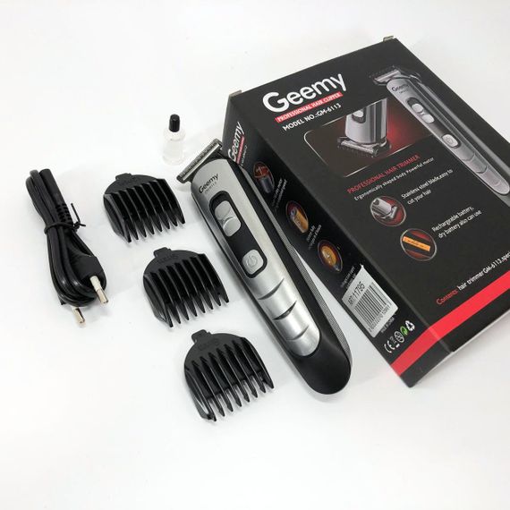 Тример для бороди Gemei GM-6113, Машинка для EV-608 стрижки чоловіча | Зображення 5