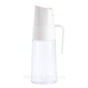 Бутылка дозатор для масла и уксуса 600 мл с носиком бежевая HP16294