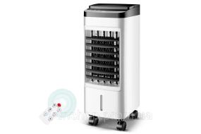 Охолоджувач повітря Germatic SK-001J, (120W, сенсорні кнопки, пульт, екран, колеса, автообіг, ємність - 5,5л, 2 контейнери для