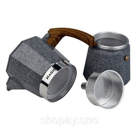 Кофеварка гейзерная с индикатором Magio MG-1012 450 мл, Кофеварка кухонная гейзерная TE-95