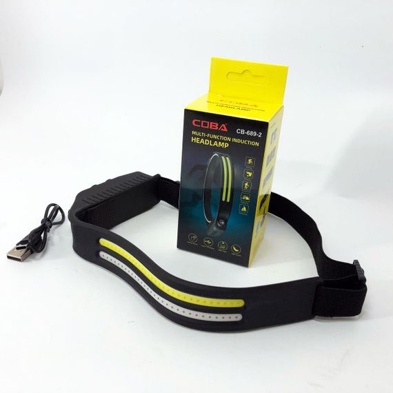 LED Ліхтар налобний BL-W689-LM+2COB