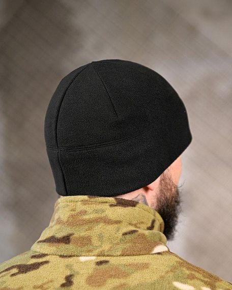 Шапка чорна Герб ВТ7670 | Зображення 2