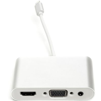 Перехідник Lightning (M) to HDMI, VGA, 3.5mм (F) PowerPlant (CA911929) (CA911929)