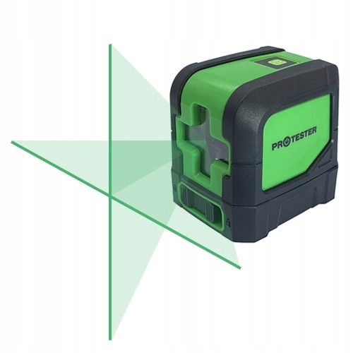 Лазерний рівень, 2 лінії, 1H/1V (зелений промінь) PROTESTER LL102G | Зображення 1