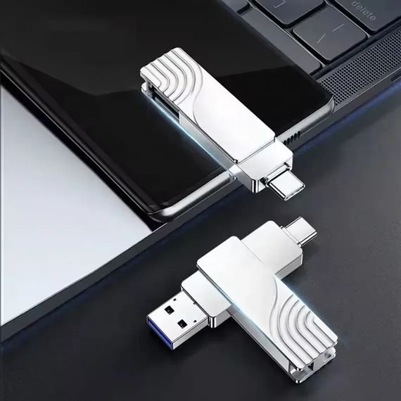 USB флеш-накопичувач з високою швидкістю передачі даних, XPRO BUD3 USB3.0 Type-C 128GB (37591-01_525) | Зображення 3